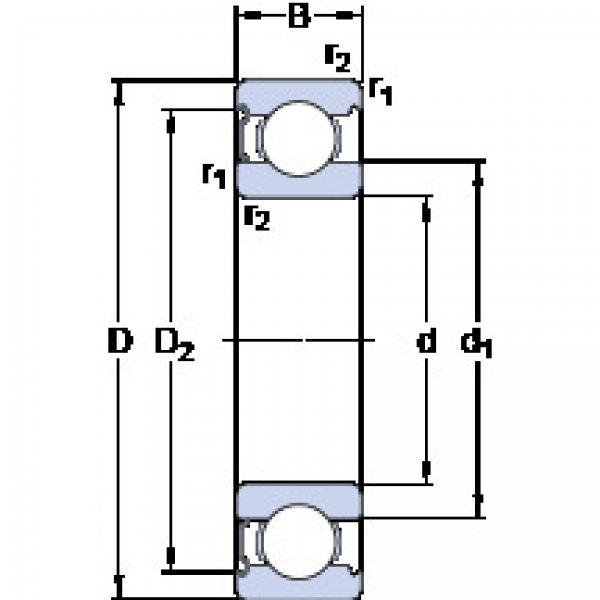 roulements 6006-Z SKF #1 image