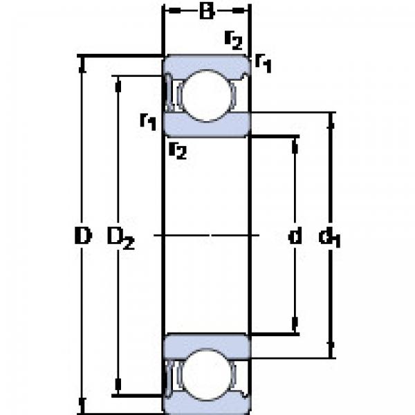 roulements 6212-RS1 SKF #1 image