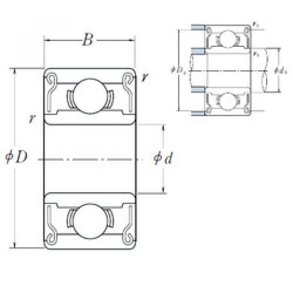 roulements R1810ZZ ISO #1 image