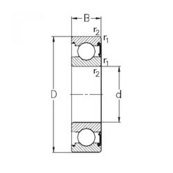 roulements 6215-RSR NKE #1 image