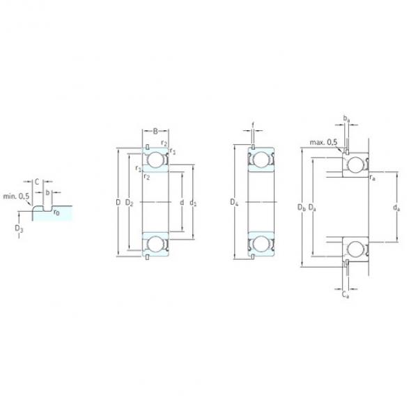 roulements 6212-ZNR SKF #1 image