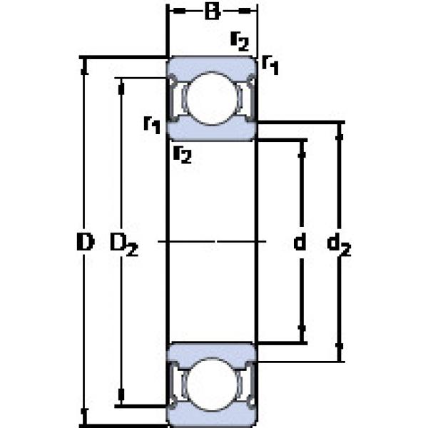 roulements W 61900-2Z SKF #1 image