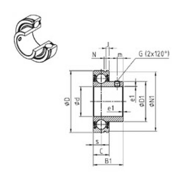 roulements CUS206-20 SNR #1 image