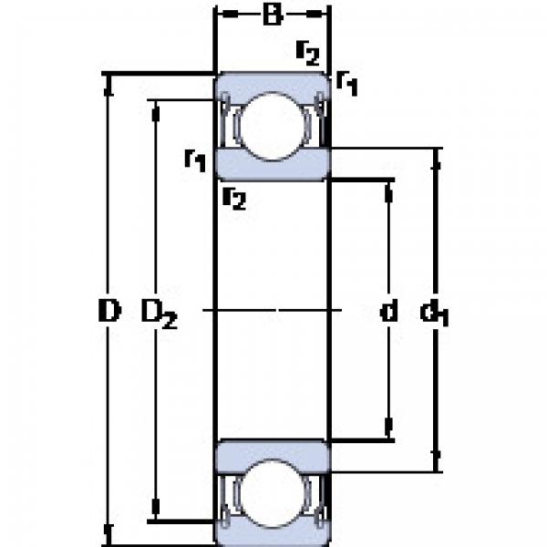 roulements D/W ER1458-2ZS SKF #1 image