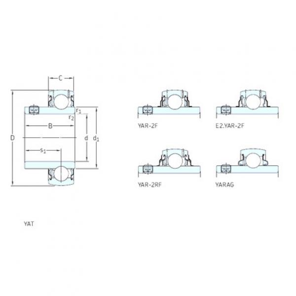 roulements YAR204-012-2RF/HV SKF #1 image