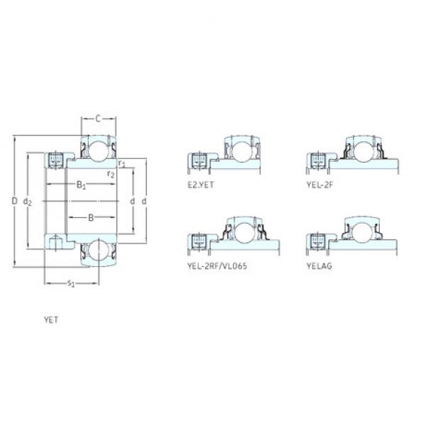 roulements YET209-111 SKF #1 image