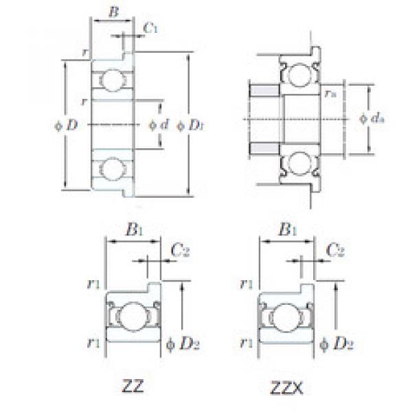 roulements F624ZZ KOYO #1 image