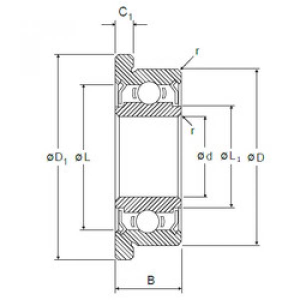 roulements RF-1970ZZ NMB #1 image