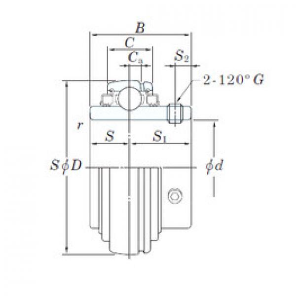 roulements UC309-28L3 KOYO #1 image