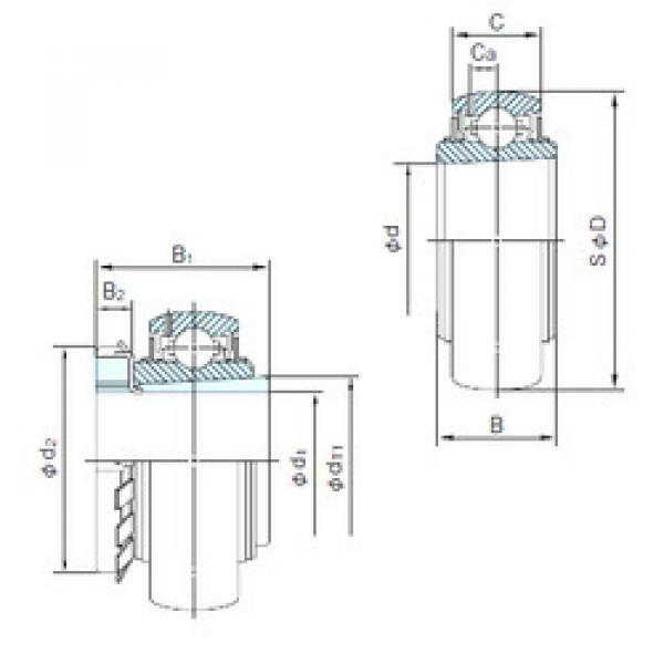 roulements UK305+H2305 NACHI #1 image