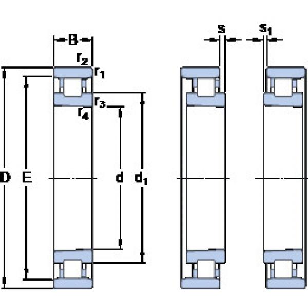 roulements N 1009 KTNHA/SP SKF #1 image