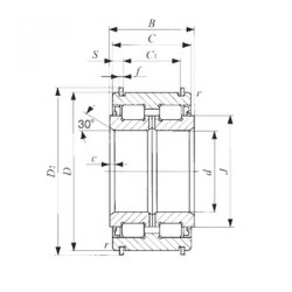 roulements NAS 5022ZZNR IKO #1 image