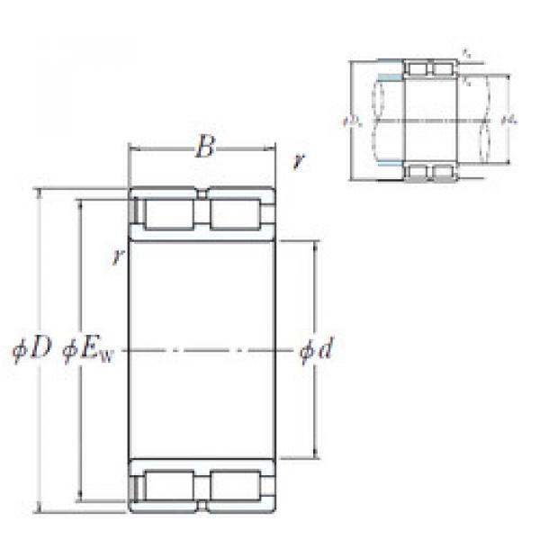 roulements NNCF4840V NSK #1 image