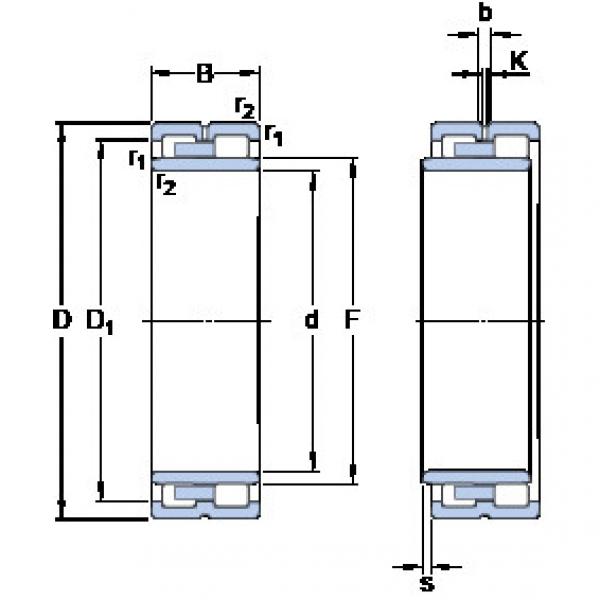 roulements NNU 4956 B/SPW33 SKF #1 image