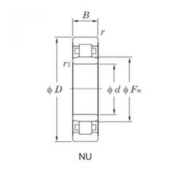 roulements NU206R KOYO #1 image