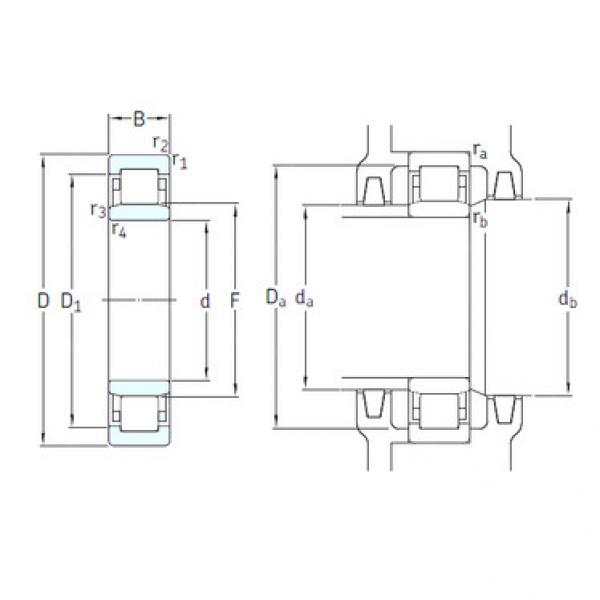 roulements NU1013ECP/HC5C3 SKF #1 image