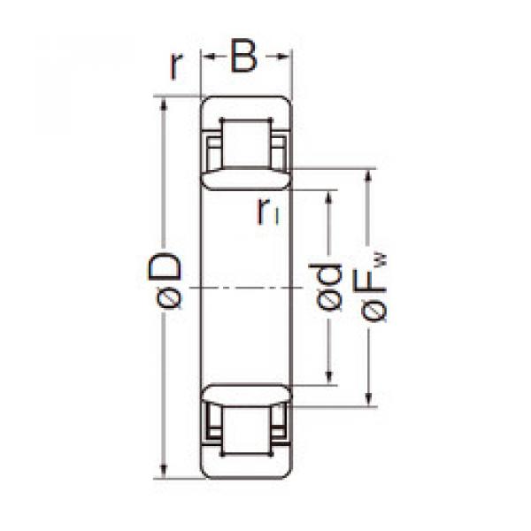 roulements NU307EG NACHI #1 image