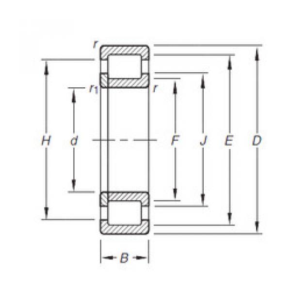 roulements NUP2209E.TVP Timken #1 image