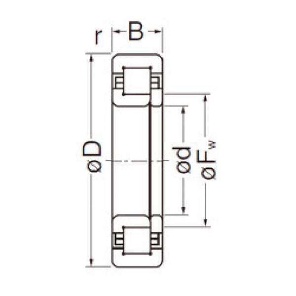 roulements NUP210EG NACHI #1 image