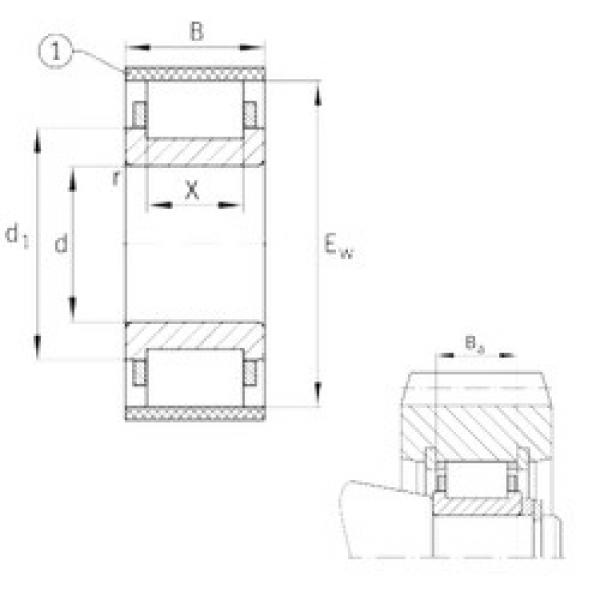 roulements RN2205-E-MPBX FAG #1 image