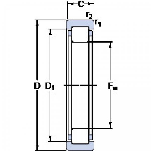 roulements RNU 1014 ECP SKF #1 image