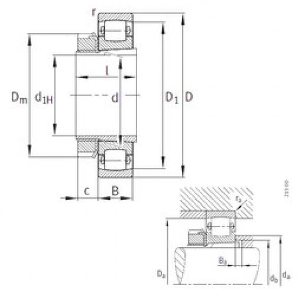 roulements 20206-K-TVP-C3+H206 FAG #1 image