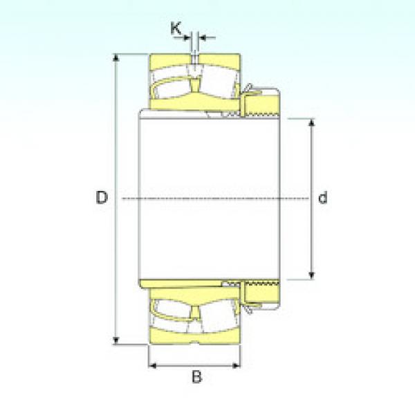 roulements 23224 EKW33+H2324 ISB #1 image