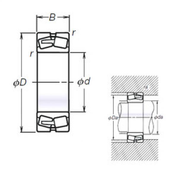 roulements 22210L11CAM NSK #1 image