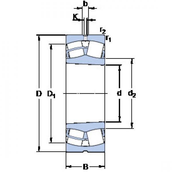 roulements 22207 EK SKF #1 image