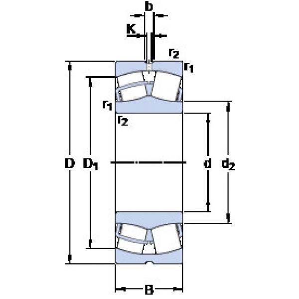 roulements 22244 CC/W33 SKF #1 image