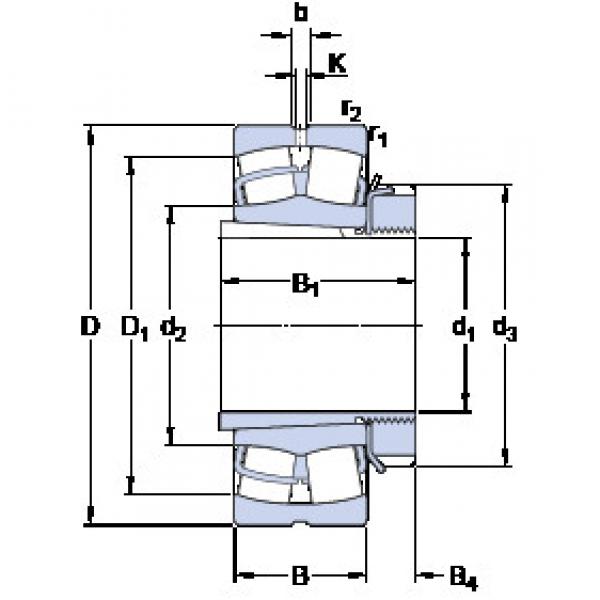 roulements 22334 CCK/W33 + H 2334 SKF #1 image