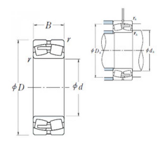 roulements 22238CAE4 NSK #1 image