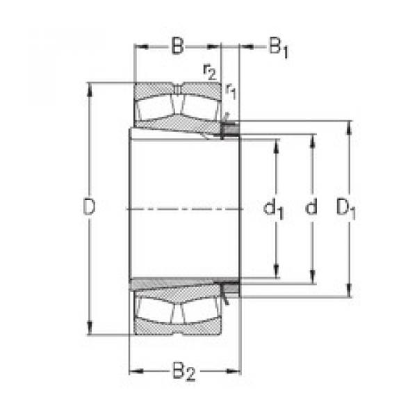 roulements 22224-E-K-W33+H3124 NKE #1 image