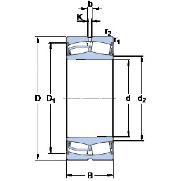 roulements 22244-2CS5K/VT143 SKF #1 image