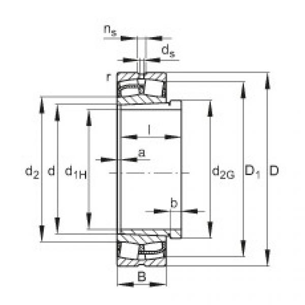 roulements 22248-E1-K + AH2248 FAG #1 image