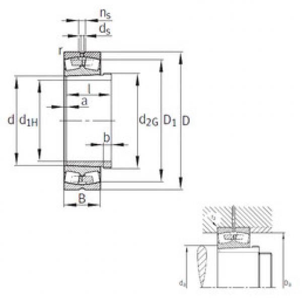 roulements 23064-K-MB+AH3064G FAG #1 image