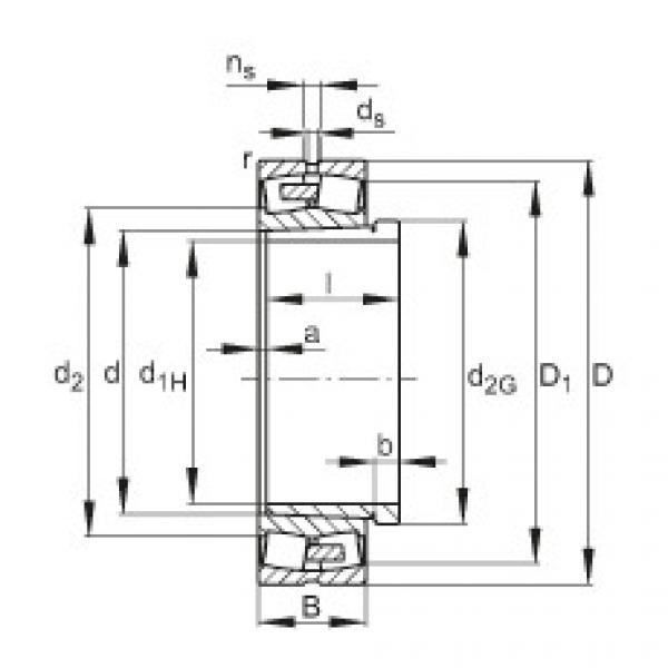 roulements 24072-E1A-K30-MB1 + AH24072-H FAG #1 image