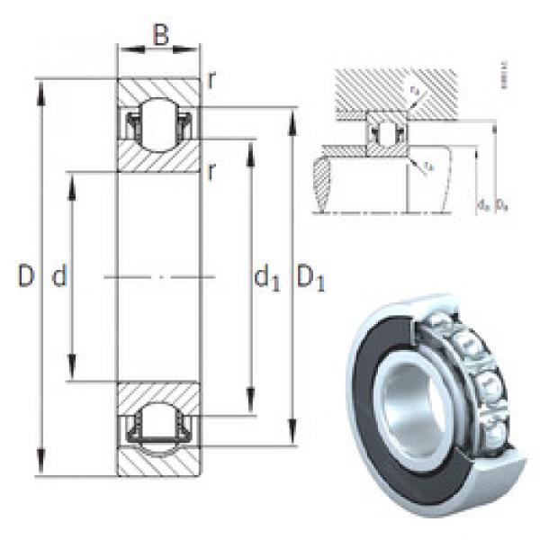 roulements BXRE202-2RSR INA #1 image