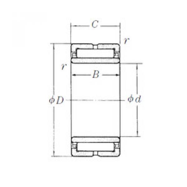 roulements NA4876 NSK #1 image