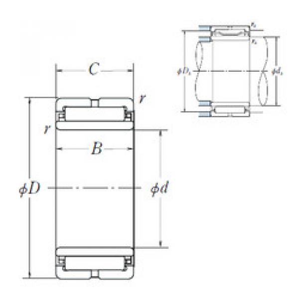 roulements NA4905 NSK #1 image