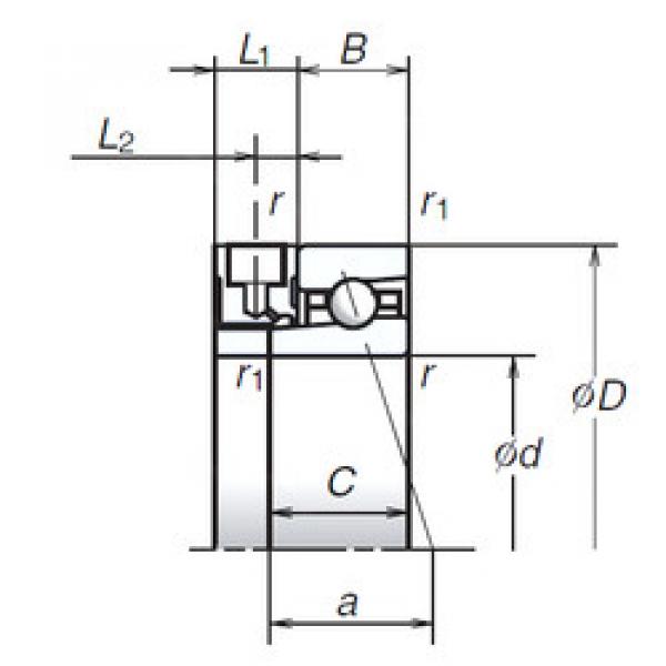 roulements 105BNR19XE NSK #1 image