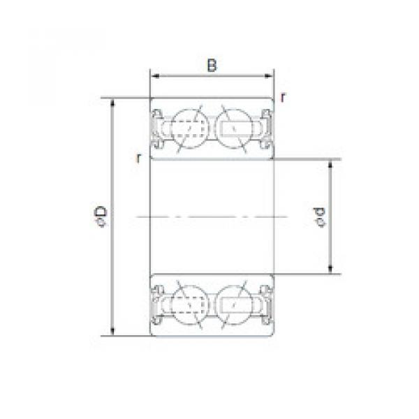 roulements 2TS2-DF0719LLX2CS35/L310 NTN #1 image