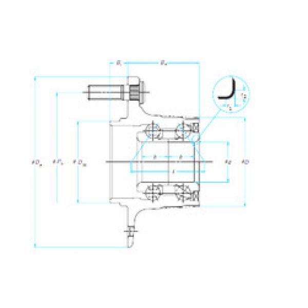 roulements 30BWK18 NSK #1 image