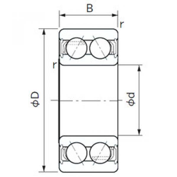 roulements 5203A-2NS NACHI #1 image