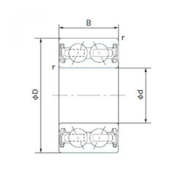 roulements 45BG07S5G-2DL NACHI #1 image