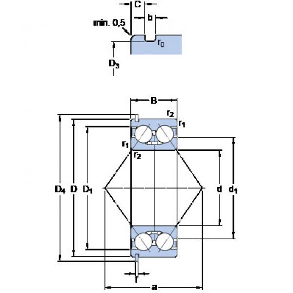 roulements 3308 DNRCBM SKF #1 image