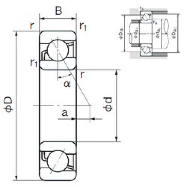 roulements 7036C NACHI #1 image