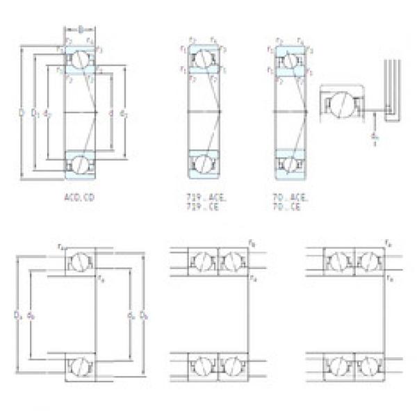 roulements 7007 CD/P4A SKF #1 image