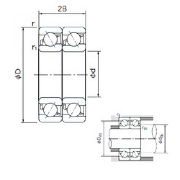 roulements 7022DT NACHI #1 image