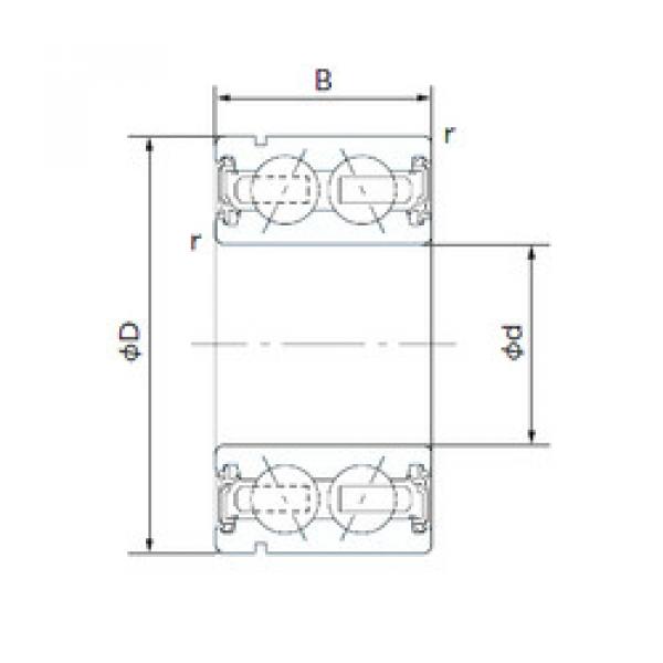 roulements BD25-9T12C3**UR NSK #1 image